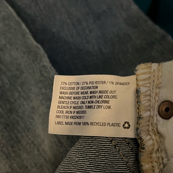 GIRLS CHEROKEE JEANS SIZE 7 - Picture 5 of 6